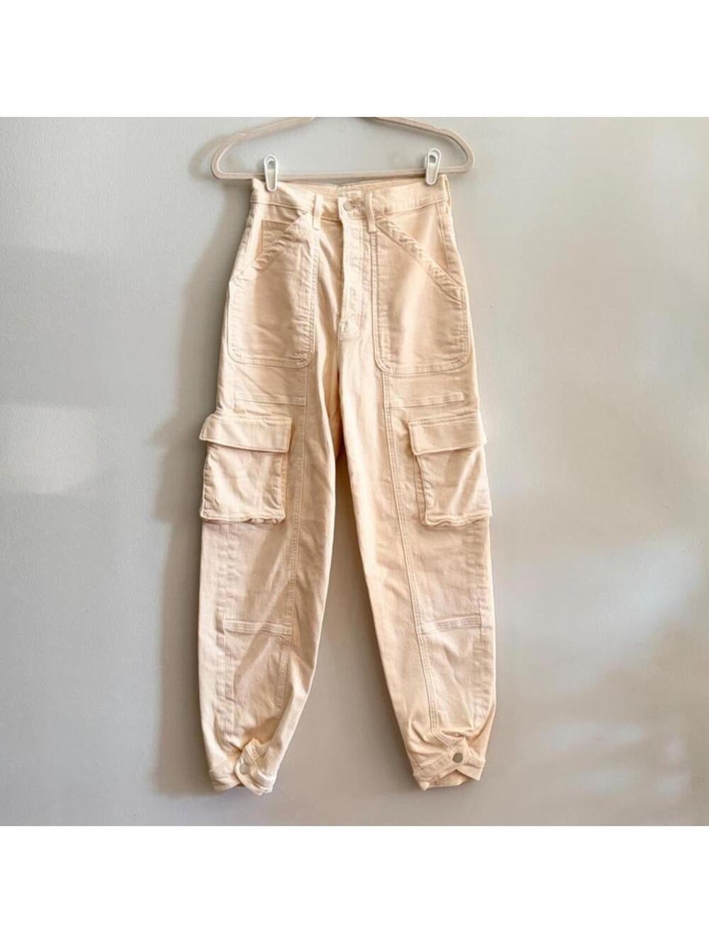 MOTHER Denim Curbside Cargo Flood Jeans